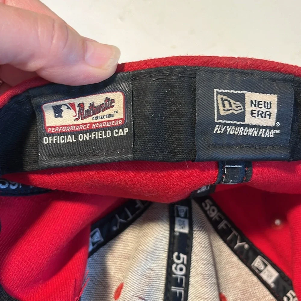 Washington Nationals MLB New Era Team Hat Ballcap Size 7 3/8